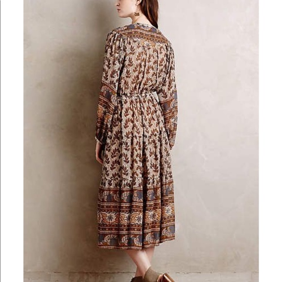 Anthropologie burning torch punta do sol dress - Picture 2 of 6